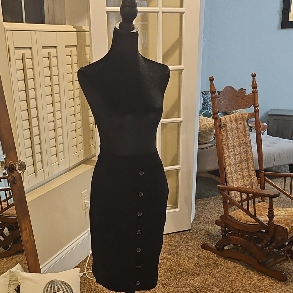 Zyia Black Sweater Skirt